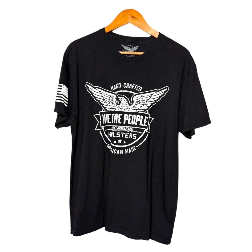 We The People‎ Holsters T-Shirt Mens XL Black American Flag USA Made